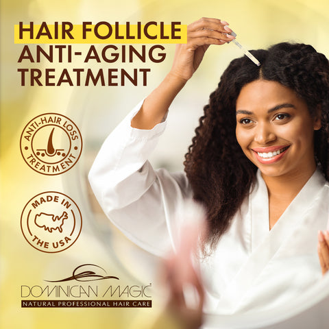 Dominican Magic Hair Follicle Revitalizing Scalp drops 4.4 Oz / 2.01 Oz (Gotas Para la Caída) - Dominican magic