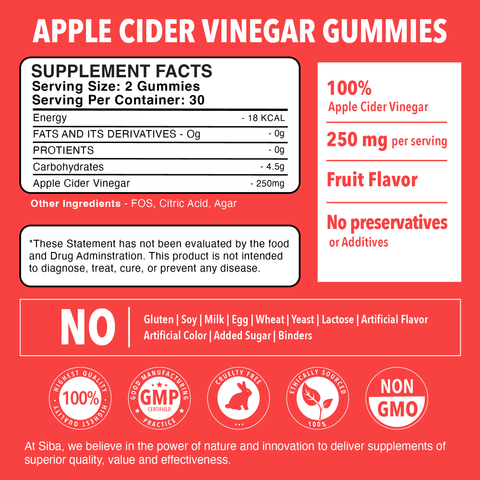 Apple Cider Vinegar Gummies - Dominican magic