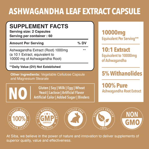 Ashwagandha Capsules - Dominican magic