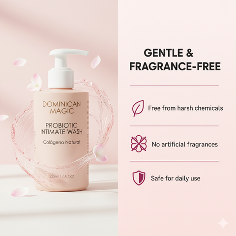 DOMINICAN MAGIC Probiotic Intimate Wash | Natural Collagen | pH Balancing Feminine Wash for Intimate Health & Hygiene | Colágeno Natural - Dominican magic