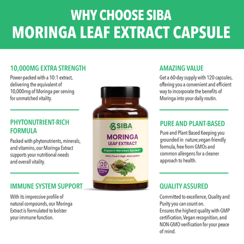 Moringa Extract Capsules - Dominican magic