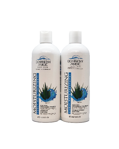 Dominican Magic Curly Hair Aloe Vera Hair Moisturizing Kit (Shampoo an–  Dominican magic