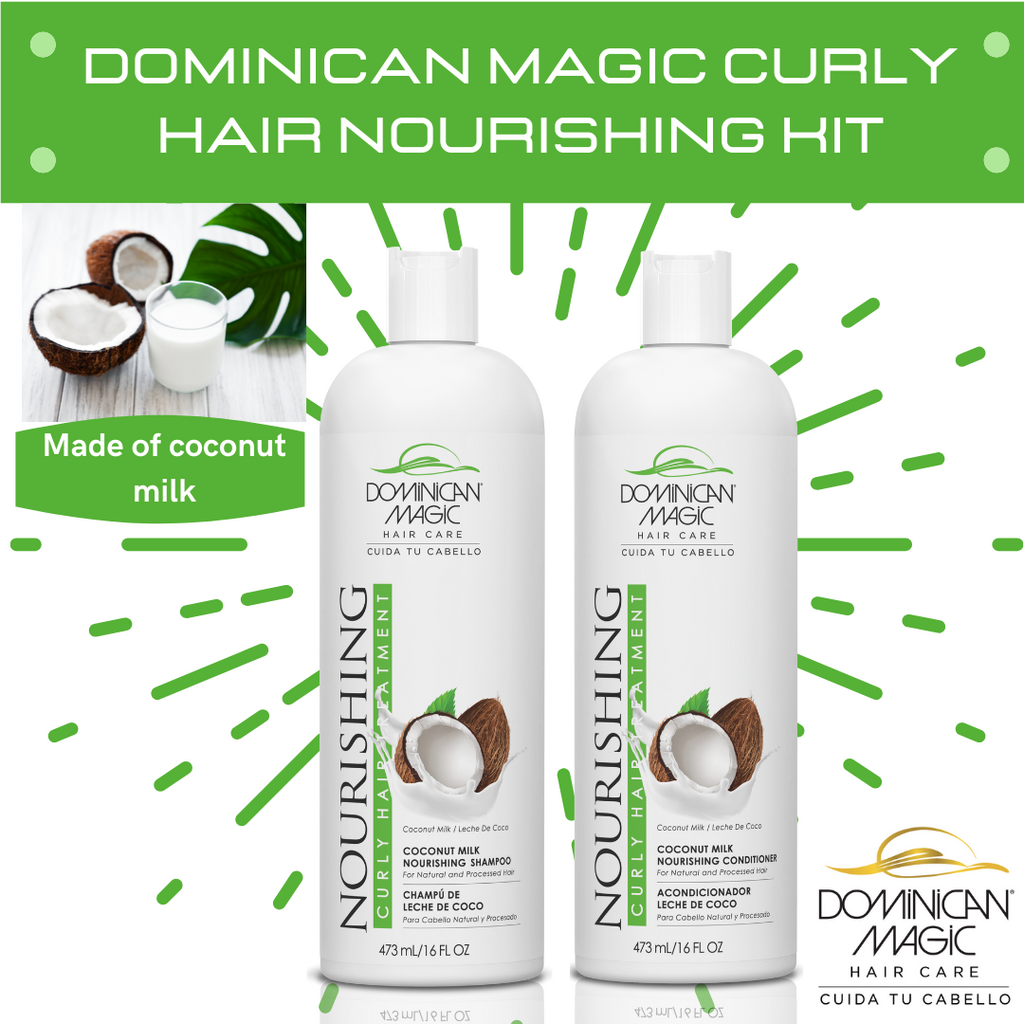 Dominican Magic Curly hair Nourishing Kit (2 Products) - Dominican magic