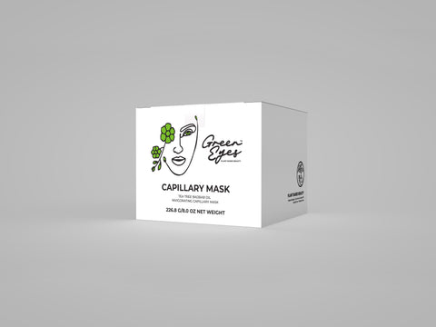 Green Eyes-Tea Tree Baobab oil invigorating Capillary Mask - Dominican magic