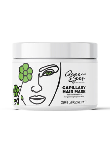 Green Eyes-Tea Tree Baobab oil invigorating Capillary Mask - Dominican magic